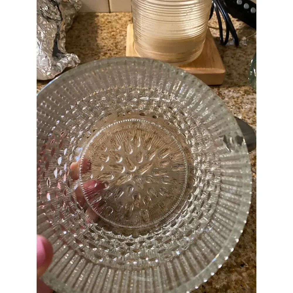 Vintage Teleflora France glass ice bucket